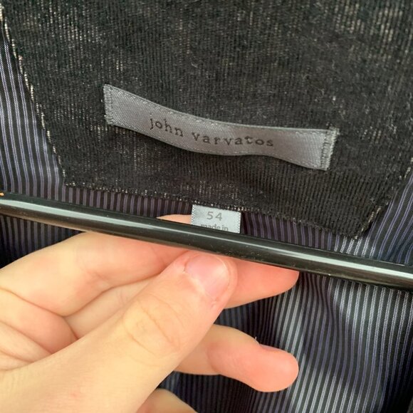 1198$ MSRP John Varvatos Tonal Plaid Zip Detail Jacket Size 54 - Picture 6 of 15